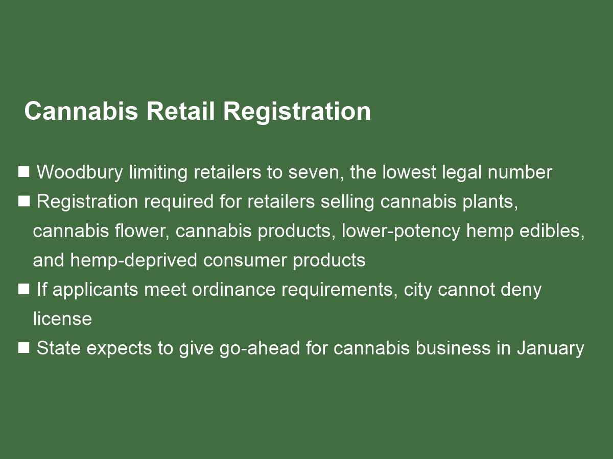 Cannabis Retailers Limited To Lowest Legal Number