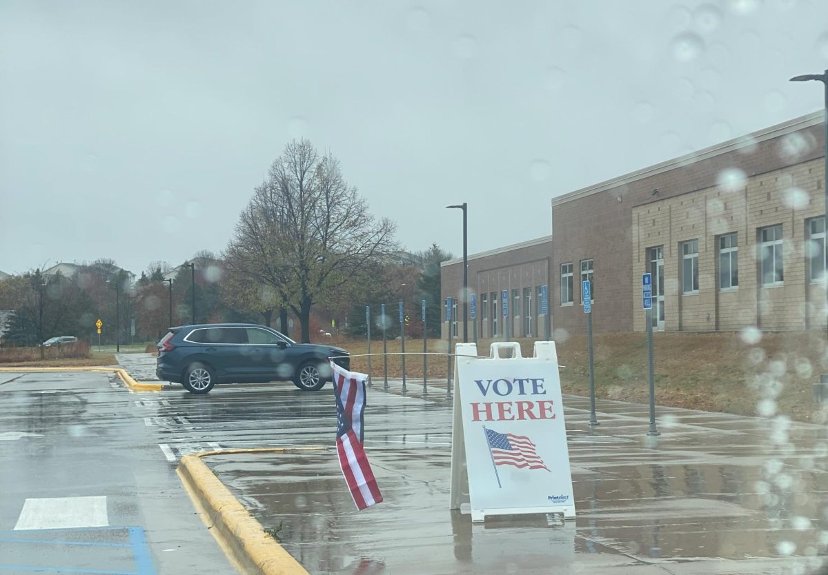 Light rain greets voters on Election Day in Woodbury,