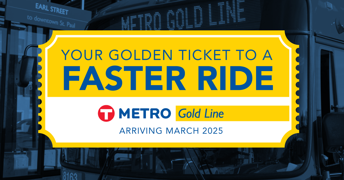 Gold Line Ticket Graphic