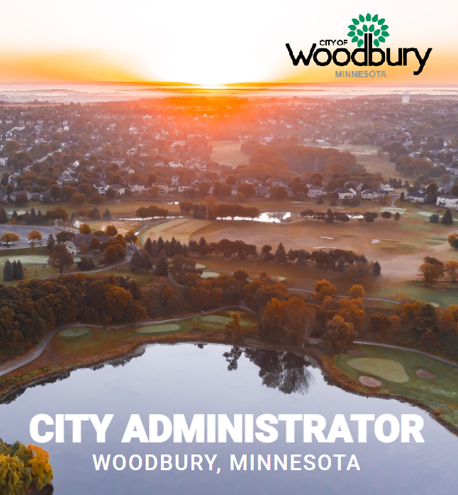 Cover Of Woodbury City Administrator Job Posting Packet