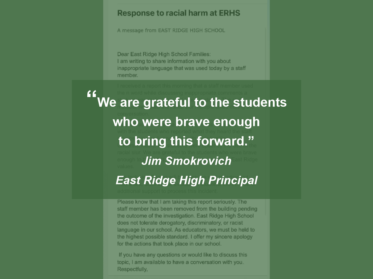 Staff Member Reportedly Used Racial Slur At East Ridge High School