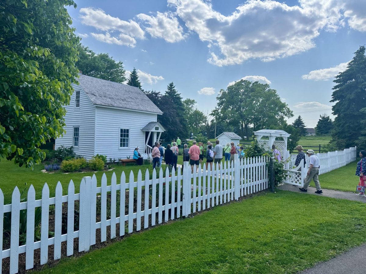 The Heritage House is near Lake Road and Radio Drive and includes historical artifacts as well as a garden.