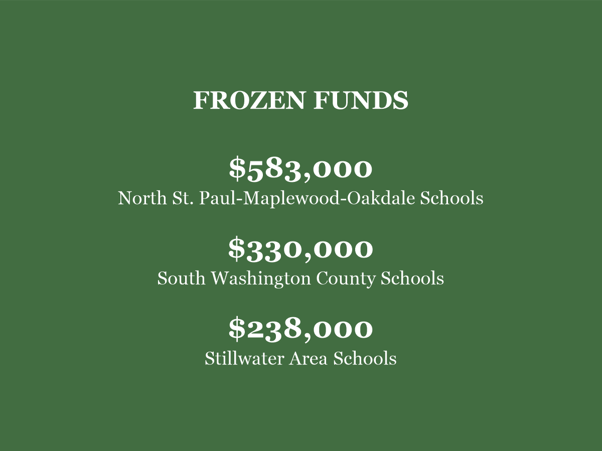 Trump Administration Withholds Over $1 Million From Local Schools