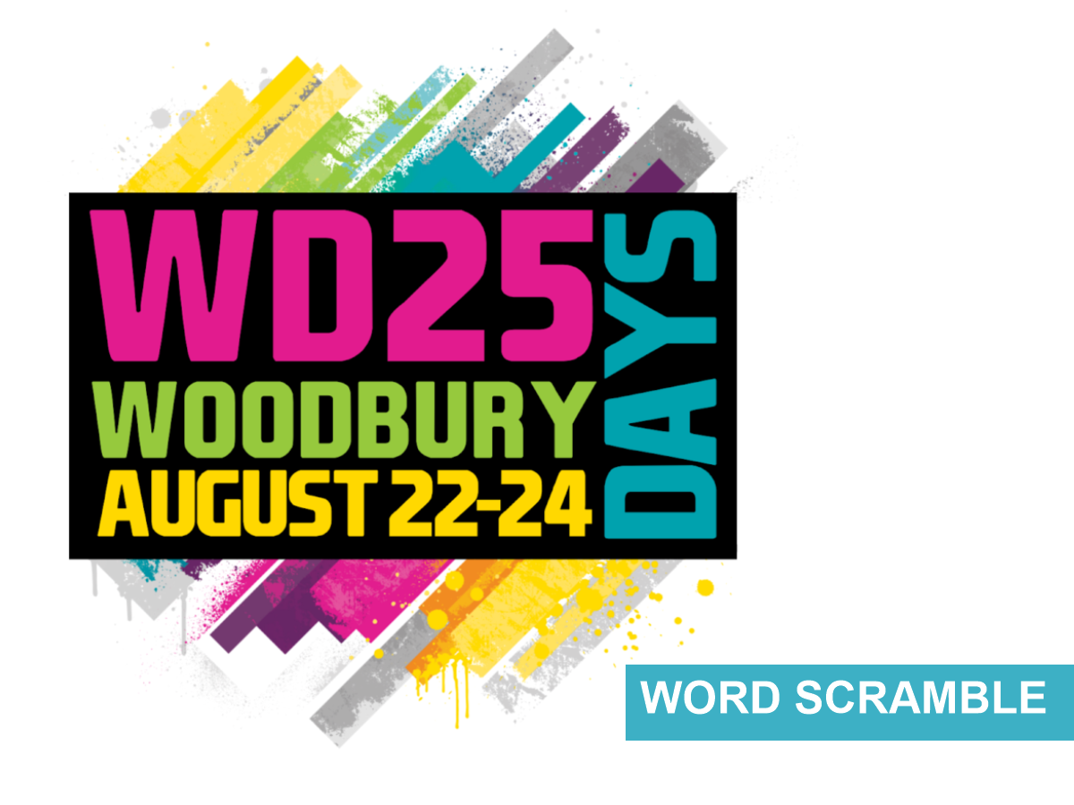 Word Scramble 35: Woodbury Days