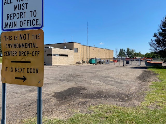 The existing Public Works South Shop at 4039 Cottage Grove Drive.