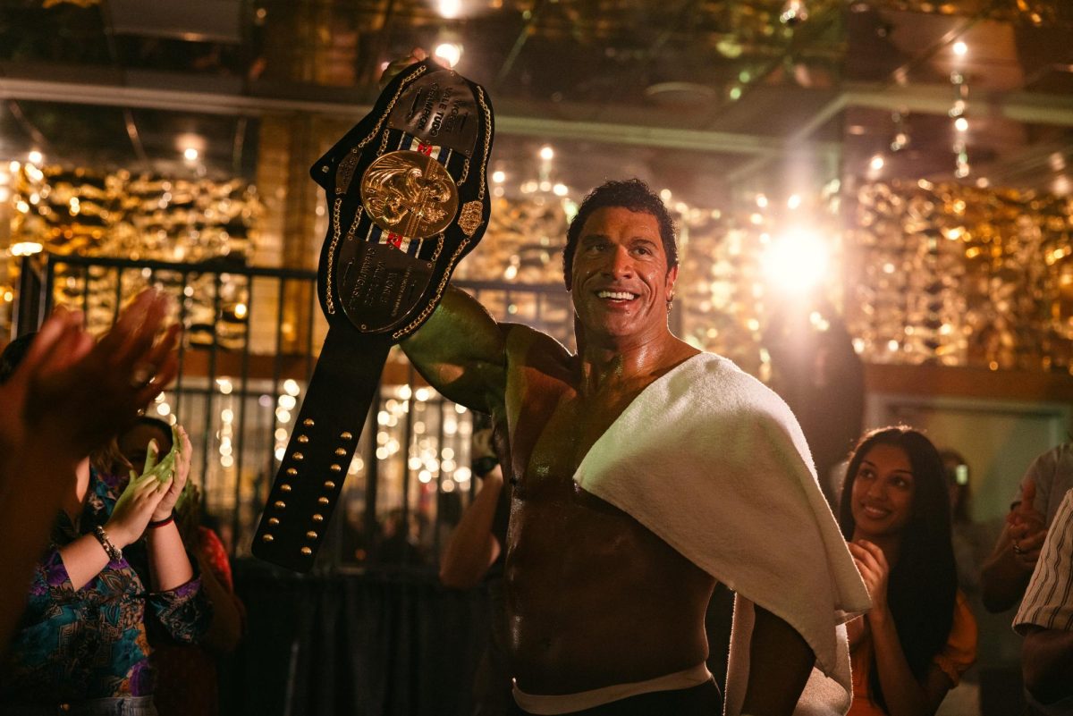 Dwayne Johnson in "The Smashing Machine." 