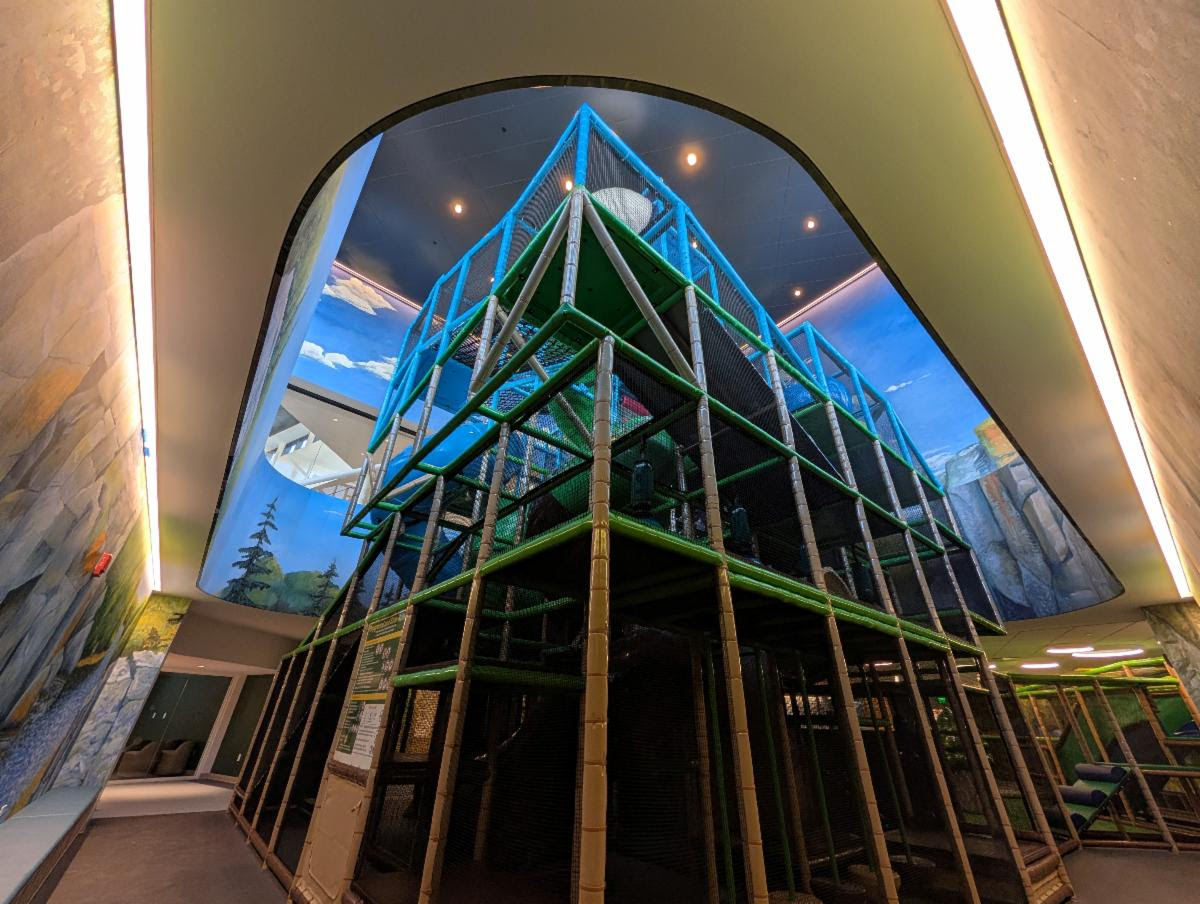 A ground-floor view of the new Lookout Ridge Indoor Playground. Photo courtesy of Woodbury Department of Parks and Recreation