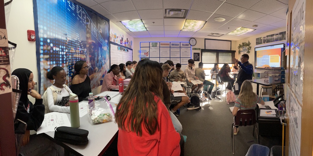 A Math & Science Academy classroom photo obtained from the school's website and published with permission.