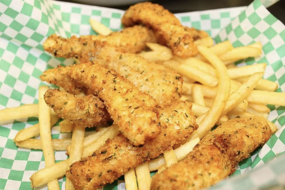 The walleye fingers from Sgt. Peppers Grille & Bar in Oakdale. (https://www.sgtpeppersgrille.com)