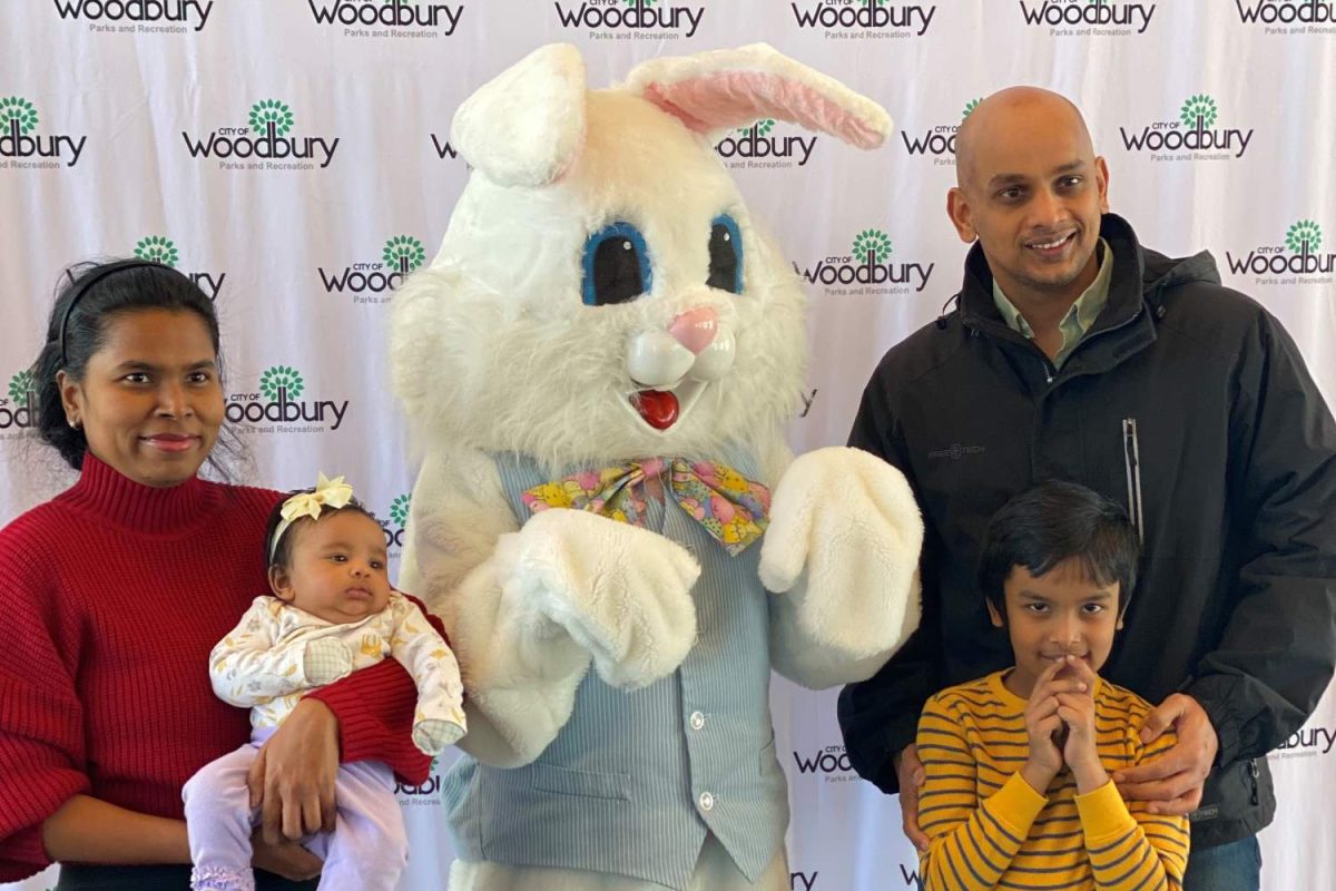 Breakfast with the Bunny (courtesy of City of Woodbury Parks and Recreation).