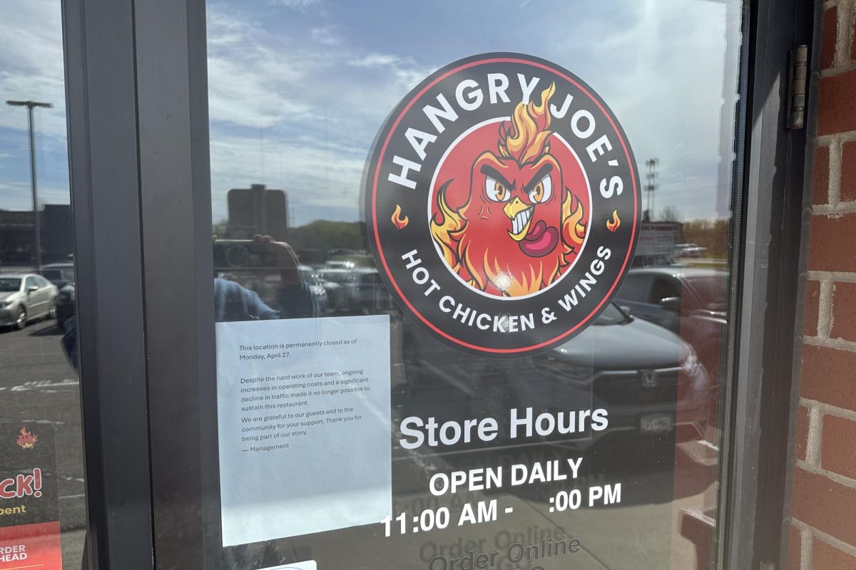 Hangry Joes Hot Chicken & Wings, at the corner of Valley Creek Road and Radio Drive, abruptly closed on April 27.