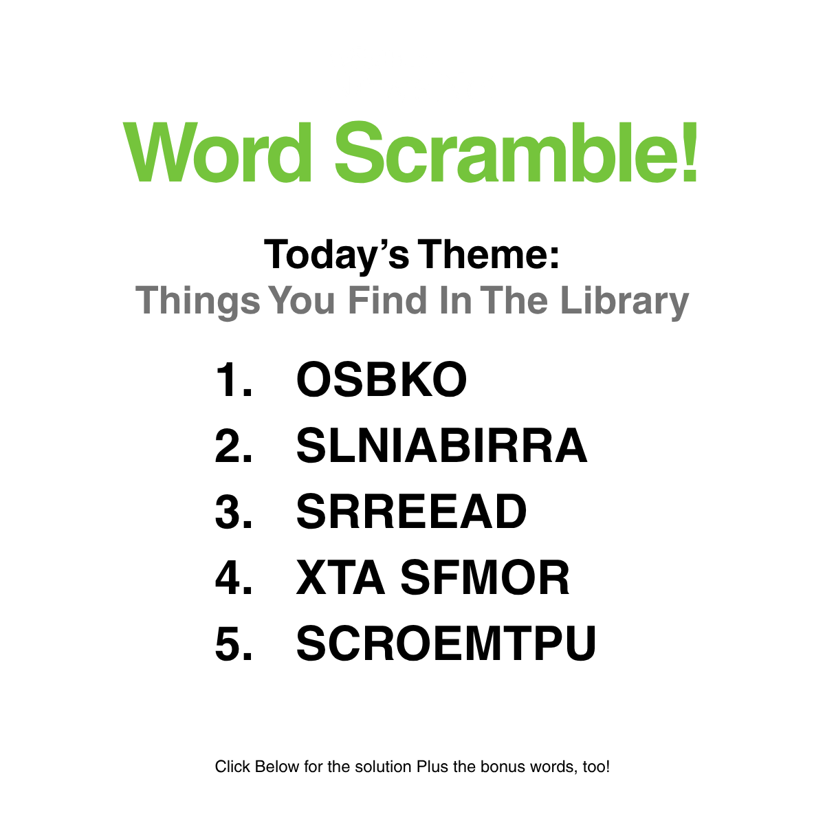 Word Scramble 76
