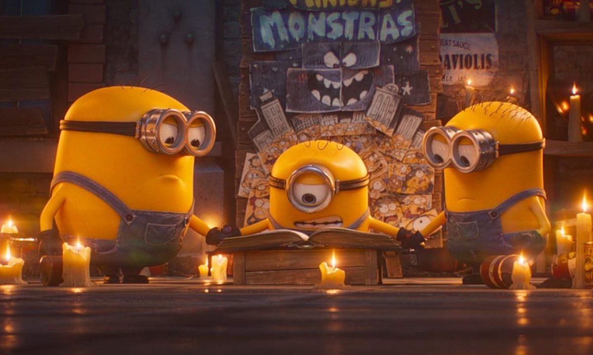 The Minions in "Minions & Monsters." Photo courtesy of Universal Pictures